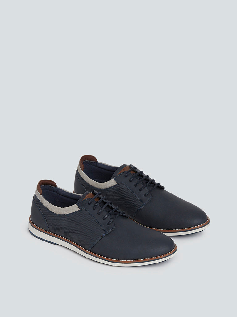 Soleplay Navy Pure-Leather Shoes